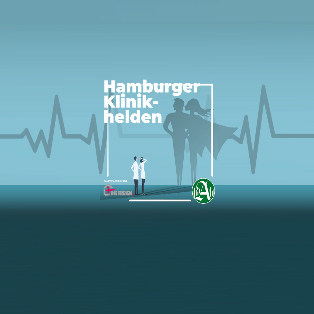 Podcast "Klinikhelden" Hero Bild Smartphone