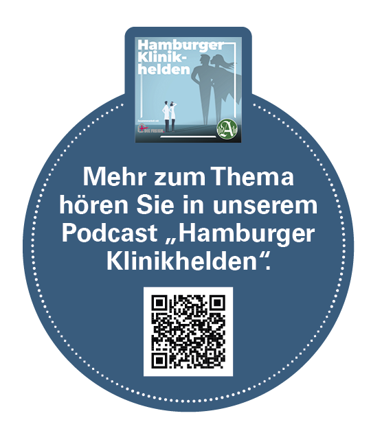 QR-Code zum Podcast "Hamburger Klinikhelden"