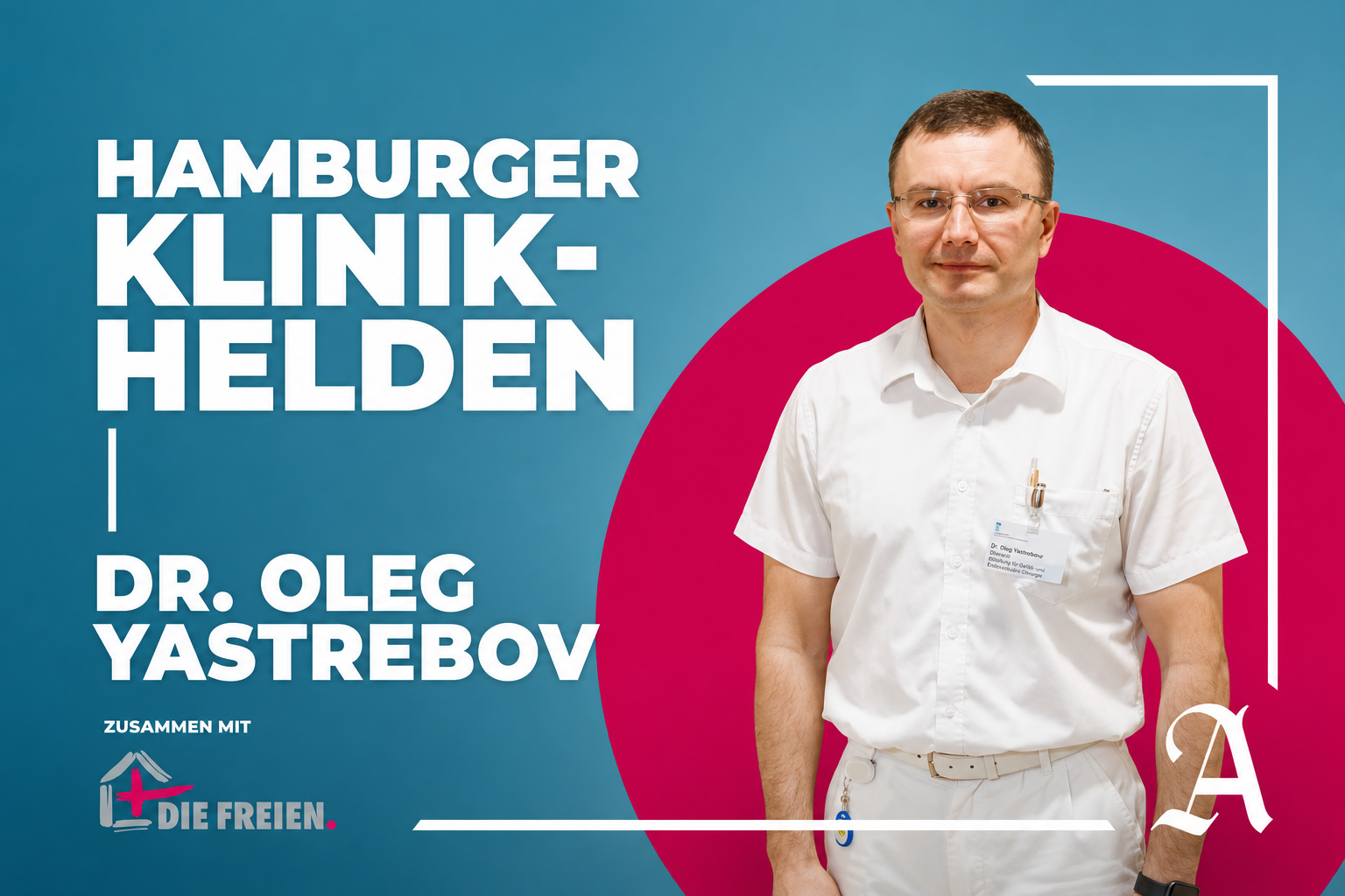 Coverbild für Hamburger Klinikhelden Podcast-Folge mit Dr. Oleg Yastrebov