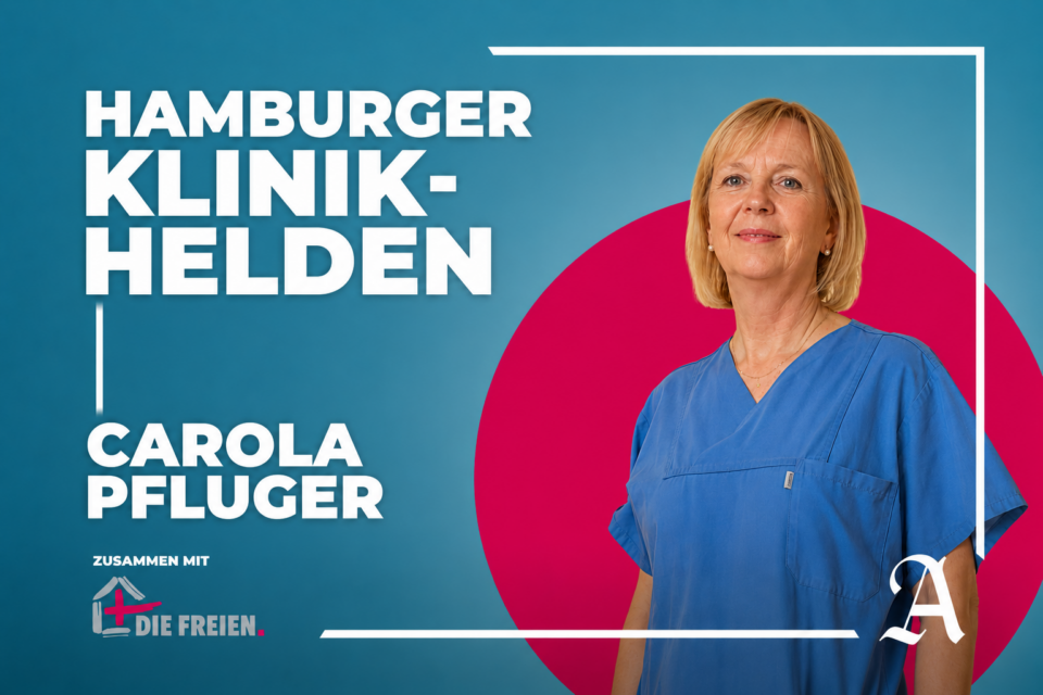 Coverbild für Hamburger Klinikhelden Podcast-Folge mit Carola Pfluger